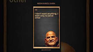 Neem Karoli Baba Quote  62 [upl. by Annaiviv]