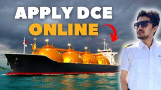 Complete Procedure to Apply DCE online  Dangerous Cargo Endorsement application [upl. by Ybsorc]