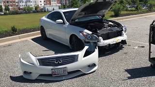 Infiniti G37 front bumper removal [upl. by Addy576]