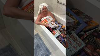 I love to read cookbooks in the bathtub bloggerlife bloggers cookbooks [upl. by Acim339]