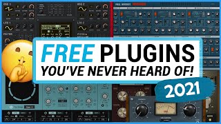 The Best FREE VST Plugins Youve NEVER Heard Of 2021 [upl. by Rramo]