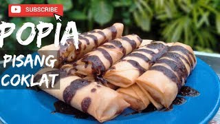 RESEPI POPIA PISANG COKLAT RANGUP [upl. by Battiste]