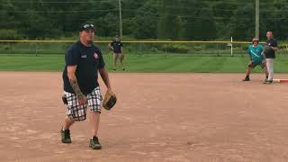 Tillsonburg Special Olympics Vs Tillsonburg Firefighters Baseball 2018 [upl. by Bevin]