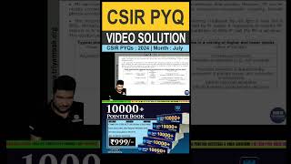 CSIRNET LIFE SCIENCES  PYQ 2024 July  VIDEO SOLUTION  previousyearquestions csirnet [upl. by Atla464]