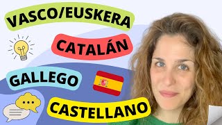 Las Lenguas de España  ¿Cuántos idiomas se hablan en España  Los 4 Idiomas Oficiales 🇪🇸 [upl. by Aitrop691]