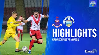 Airdrieonians vs Greenock Morton  cinch Championship  Match Highlights [upl. by Muna]