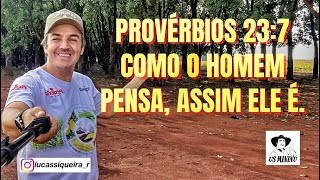 Provérbios 237  Como o homem pensa assim ele é [upl. by Ansaev244]