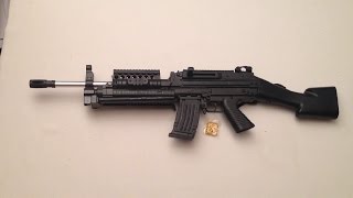 Softair MK48C  Federdruck  Review  Deutsch HD [upl. by Ingraham]