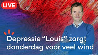 LIVE Depressie quotLouisquot zorgt op donderdag 22 februari 2024 voor veel wind [upl. by Asylla585]