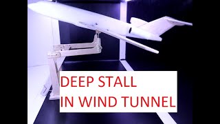 Ttail Plane Replicate Deep Super Stall Wind Tunnel [upl. by Renault]