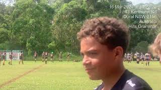 Hills Bulls 14s Div 3 vs Rouse Hill trial game 160324 [upl. by Neirb]