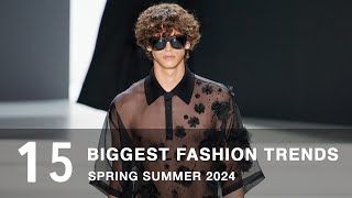 The Biggest Fashion Trends Spring Summer 2024  Mens Fashion [upl. by Nezam449]