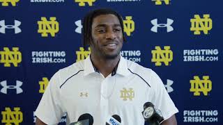 Kedren Young Talks Early Notre Dame Experience [upl. by Jeffrey]