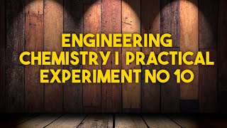 EX NO 10 DETERMINATION OF CHLORIDE ION CONTENT OF WATER SAMPLE BY ARGENTOMETRIC METHOD [upl. by Desimone]