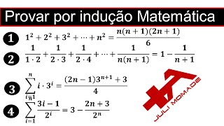 RESOLUÇÃO DE EXERCÍCIOS DE PROVA POR INDUÇÃO MATEMÁTICA MATEMÁTICA DISCRETA 1 [upl. by Semmes]