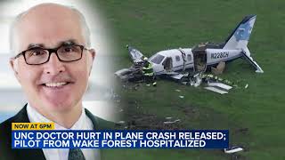 UNC doctor injured in RDU plane crash key advocate in push to reduce misuse of opioids to treat pain [upl. by Maribel]