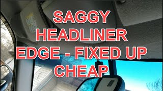 Cheap and Easy Headliner Edge Repair [upl. by Eelrehpotsirhc525]