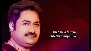 Dil nashe mein chor hai  Kumar sanu  100 Original karaoke with lyrics  Album song  90s Karaoke [upl. by Acinhoj]