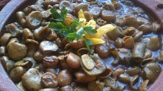 Fresh Fava Beans a La Morocaine  الفول الاخضر المنكوب بالطريقة المغربية  مترجم للعربي [upl. by Vi]