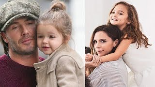 David amp Victoria Beckhams Daughter Harper Beckham  2017 [upl. by Ho]