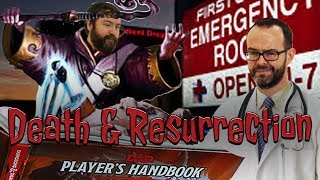 Death amp Dungeons amp Dragons Resurrection in 5e DampD  Web DM [upl. by Haroved]