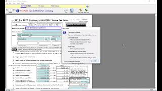 Church Windows Payroll 941 Filing Instructions v25 amp Newer [upl. by Leaffar]