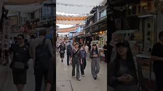 Miyajima Island restaurants and various of shops [upl. by Hedelman]