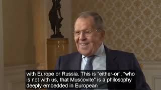 Sergey Lavrov Interview for Film on Extremism in Europe  November 2022  English Subtitles [upl. by Halyahs]