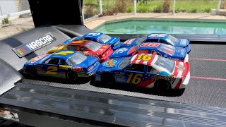 124 NASCAR DIECAST TREADMILL RACE [upl. by Oliviero]