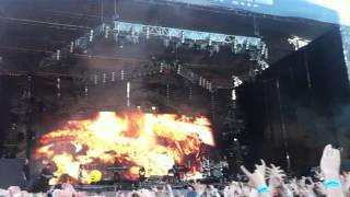 Linkin Park in Moscow 230611  New Divide  Transformers 3 Free Concert [upl. by Swanhildas114]