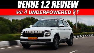 Hyundai Venue 12 Petrol  Test Drive Review with Power test on Hills  Is it underpowered [upl. by Nosnah]