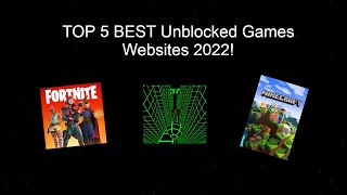 TOP 5 BEST Unblocked Games Websites [upl. by Aidni]