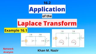 Application of Laplace Transform Zero Initial Conditions S domain Example 161ENA 1621E [upl. by Childs]