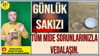 GÜNLÜK SAKIZI İLE TÜM MİDE HASTALIKLARINDAN KURTULACAKSINIZ günlüksakızı sığla mide ülser [upl. by Atinat]