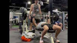 235lbs Bench Press PR 170 Bw [upl. by Airlie]