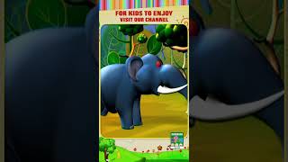 Elephant and Sparrows  Manjadi Telugu KidsAnimation shortsfeed shorts animation telugucartoon [upl. by Trisha]