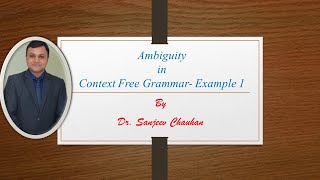 Lecture 87Ambiguity in Context Free Grammar Example 1 [upl. by Lanaj]