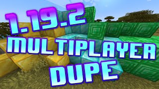 Minecraft 1192 Working Multiplayer Dupe Glitch Works On Paper  Spigot PBD [upl. by Klayman]