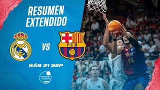 Real Madrid vence a Barcelona  Resumen Extendido  Supercopa Endesa 2024 [upl. by Ecidnarb66]