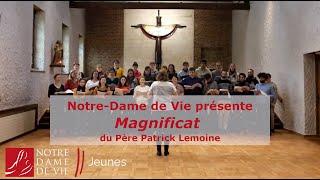 Magnificat NotreDame de Vie version chorale [upl. by Miarzim796]