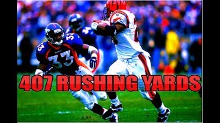 Every Rushing Attempt from the 2000 Bengals RecordBreaking 407 Yard Game [upl. by Vladimar]