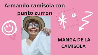 Manga de la camisola en punto zurron [upl. by Suhsoj]