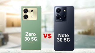 Infinix Zero 30 5G vs Infinix Note 30 5G [upl. by Burget]