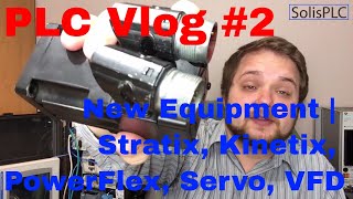 PLC Vlog 2  PLC Trainer Build PointIO PowerFlex 525 Kinetix 350 MPL Servo amp Strtix 8000 Switch [upl. by Hterag]