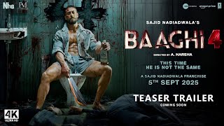 BAAGHI 4  Concept Trailer  Tiger Shroff  Triptii Dimri  SajidNadiadwala’s  A Harsha  2024 [upl. by Ayamat]