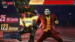 tekken 8 rage art combos marshall law [upl. by Merrell14]