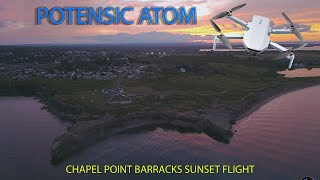 Potensic Atom sunset flight at Chapel Point Battery [upl. by Sexela419]