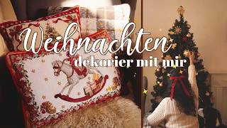 wir dekorieren amp backen die ersten Plätzchen gemeinsam🎄🍪 nostalgische Weihnachtsdeko cottage core [upl. by Eisse636]