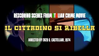 Italian action movie quotIl cittadino si ribellaquot  Car Chase Theme  Rescored car chase scenes [upl. by Malca]