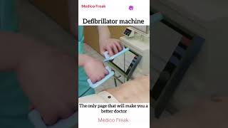 Defibrillator machine work  Hospital machine  How to work  medicalstudent bscnursing [upl. by February]